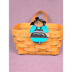 Handpainted Wooden Basket Sitter ~ Basket Accessory *Basket Not Included*